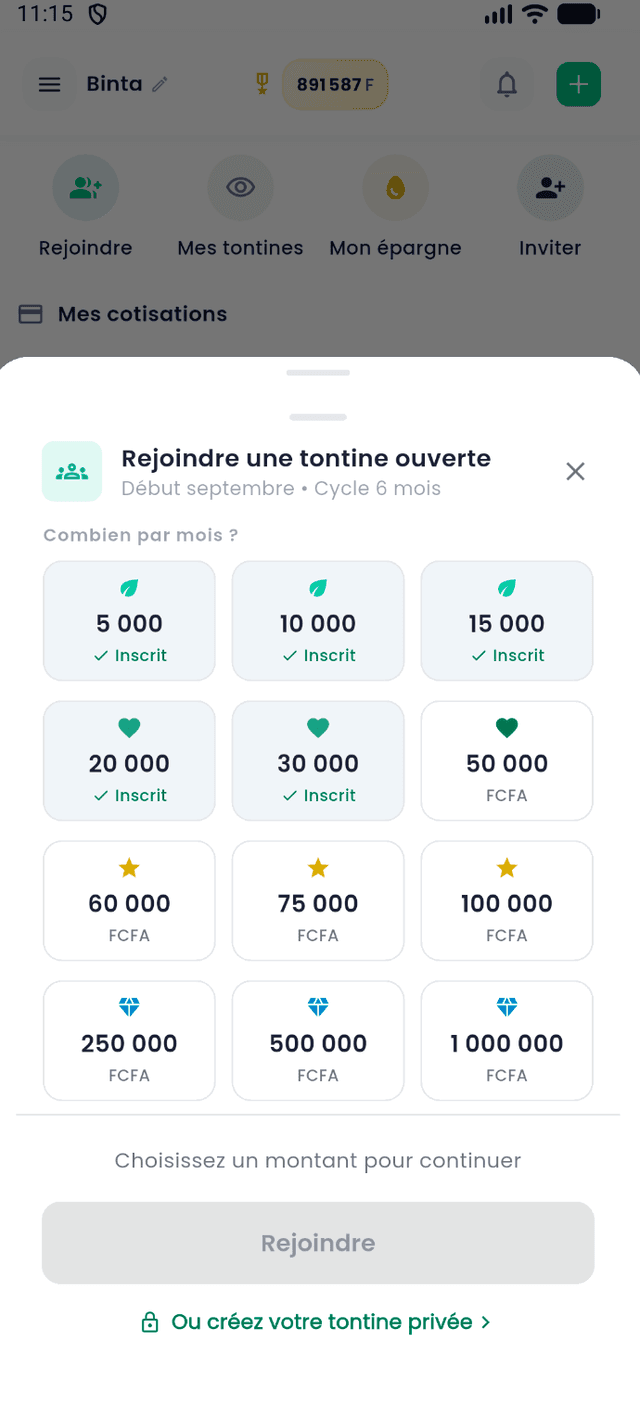 Créer ou rejoindre